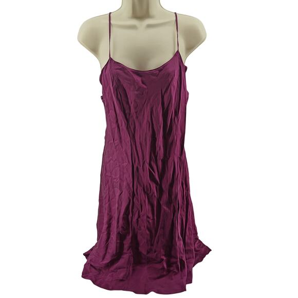 El Corete Ingles Purple Silk Negligee Lingerie Women's Medium - Picture 1 of 5